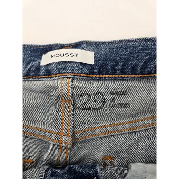MOUSSY Vintage Distressed Jeans – Size 29 Made in Japan - Picture 2 of 5